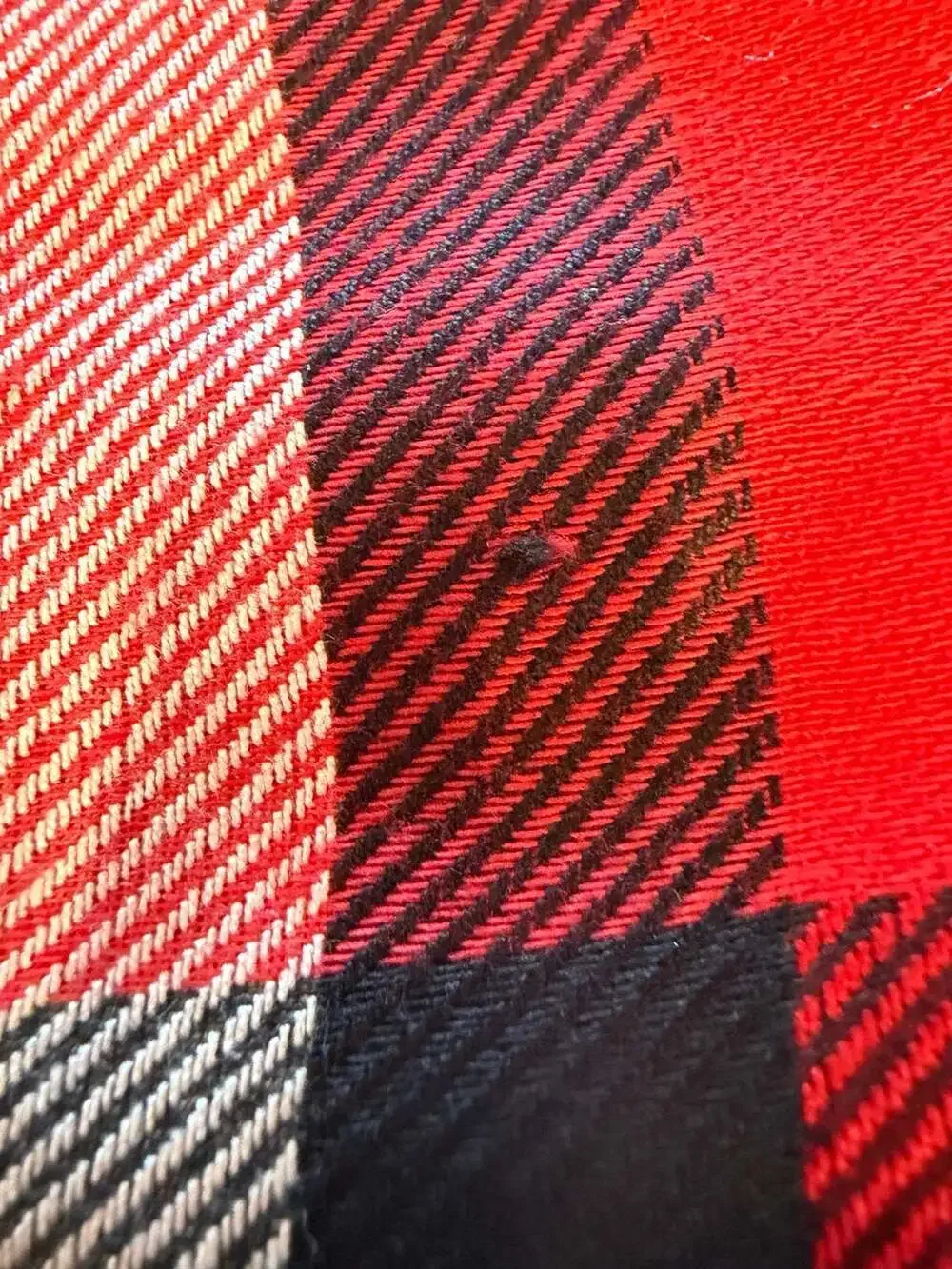Vintage Burberry London Equestrian Knight Check Red Scarf in Cashmere and Silk